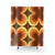 70s Retro 2 Starburst Shower Curtains