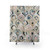 Art Deco Marble Tiles Shower Curtain