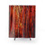 Abstract Orange Stripes Shower Curtain