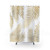 Gold palm leaves shower curtain