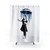 Banksy-inspired shower curtains with Raining on the Inside design