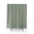 Desert Sage Grey Green Solid Color Shower Curtain