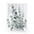 Watercolor eucalyptus leaves shower curtains