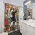 Colorful Flower Thrower Pop Art Shower Curtains
