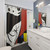 Mirò Art 1 Abstract Shower Curtain