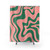 Abstract Pink and Green Shower Curtains
