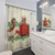 Vintage Holiday Shower Curtains featuring White Christmas characters