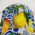 Mediterranean Lemon Tile Print Shower Curtains