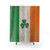 Vintage Irish Shamrock Flag Shower Curtains