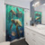 Sea Turtle Shower Curtain with Vibrant Underwater Design