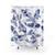 Blue and White Koi Fish Shower Curtain