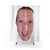 Cursed Zucc Facebook Meme Shower Curtains