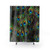 Vibrant Peacock Feather Shower Curtain