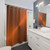 Brushed Copper Shower Curtains