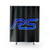 Ford Focus RS Emblem Shower Curtains