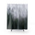 Misty Retro Evergreen Forest Shower Curtain
