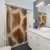 Giraffe Print Shower Curtains - African Wildlife Design