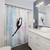 Gymnastics Silhouette Shower Curtains
