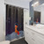 Space Fox Shower Curtain