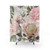 Vintage Botanical Shower Curtains with Peony Flowers