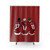 Minimalist Shower Curtains with Manchester United Trinity Design