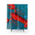 Red Lobster Sealife Shower Curtain