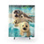 Grey seals arctic shower curtain