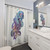 Octopus Shower Curtain - Watercolor Ocean Life Design