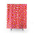 Pink and Orange Leopard Spots Print Pattern Shower Curtains