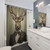 Dapper Deer Portrait Art Shower Curtain