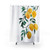 Watercolor Lemon Shower Curtains - Hand Painted Yellow Design