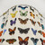 Butterflies of North America Shower Curtain