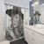 Graphite Portrait Shower Curtain