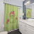 Kawaii Frog Shower Curtains with Mushroom Hat and Cottagecore Aesthetic