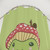 Kawaii Frog Shower Curtains with Mushroom Hat and Cottagecore Aesthetic