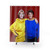 Retro Cagney and Lacey Themed Shower Curtain