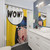 Pop Art Shower Curtains with Vibrant Graphic Designs