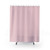 Beautiful pink cotton shower curtains with over 100 shades
