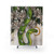 Snake and Magnolia Floral Shower Curtain