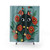 Cat in Poppy Flowers Shower Curtains