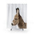 Donkey Print Shower Curtain for Nursery and Kids Room