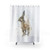 Watercolor Hare Shower Curtains - Bright & Colorful Wildlife Art