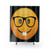 Nerd Emoji Shower Curtains for Unique Bathroom Decor