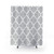 Gray Quatrefoil Pattern Shower Curtains