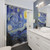 Starry Night Shower Curtains featuring Van Gogh's Classic Painting