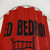 Red Bedroom Records themed shower curtain
