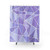 Purple Galactic Wall Shower Curtains