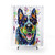 Watercolor Blue Heeler Dog Shower Curtain
