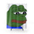 Pepe The Frog Meme Shower Curtains