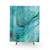 Sea Green Ink Painting Shower Curtain